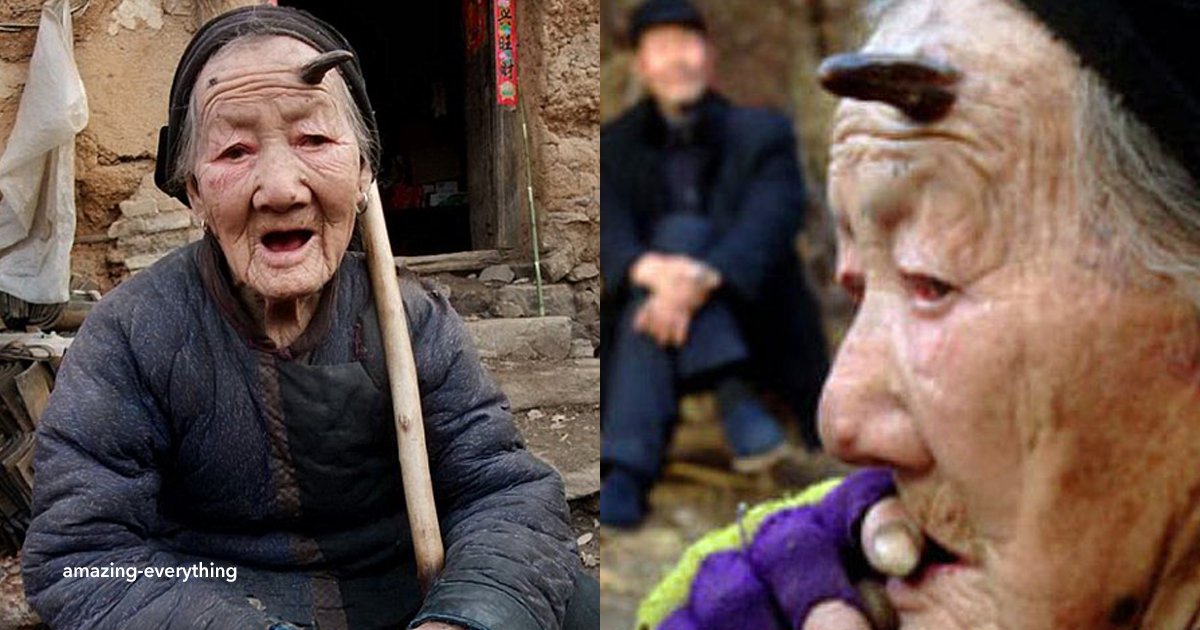 cov 1 5.png?resize=1200,630 - Ella es la “abuela cabra”, tiene 101 años y un cuerno en la frente