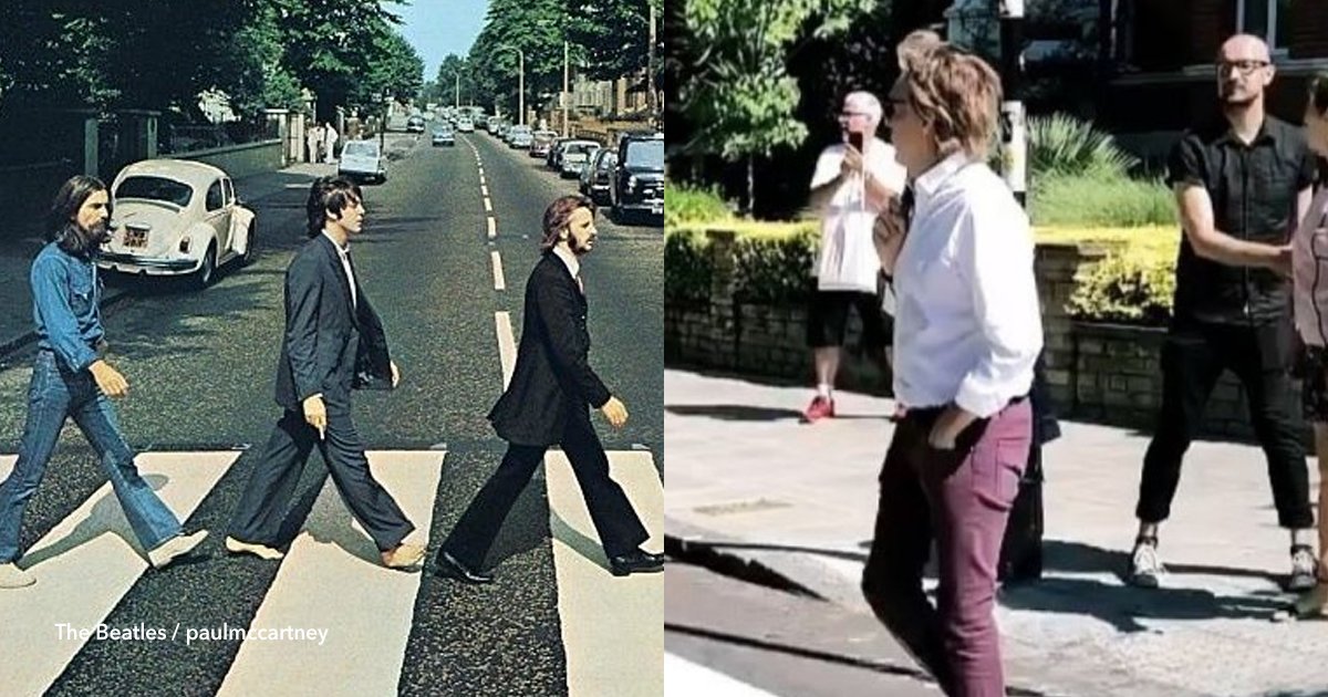 cov 2 22.png?resize=412,232 - Paul McCartney volvió a cruzar el paso peatonal de Abbey Road 50 años después