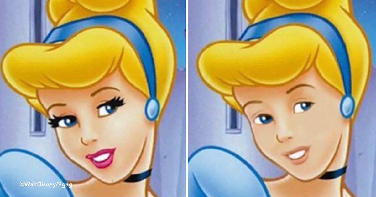 disney.jpg?resize=412,275 - Así lucen los personajes de Disney sin maquillaje