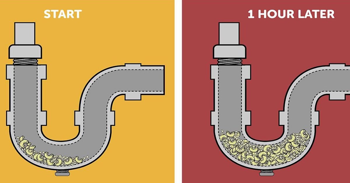 drain pasta and rice.jpg?resize=1200,630 - Don't Clog Your Drain. Here Are 11 Surprising Things You Shouldn't Flush Down The Drain