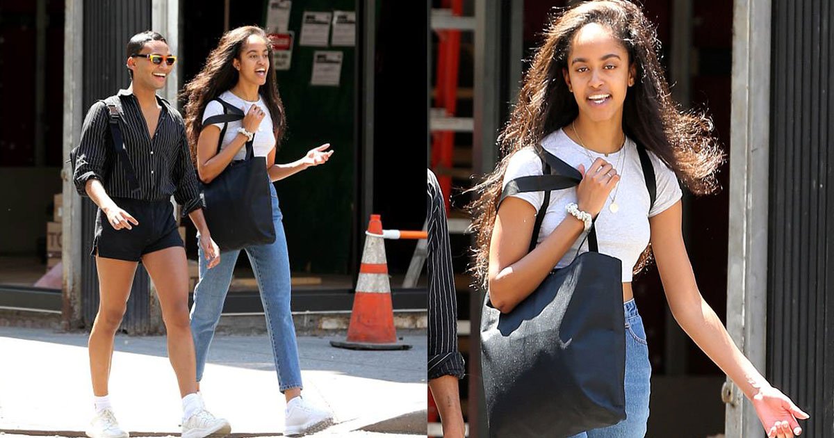 malia obama spotted on the streets of new york with a male friend.jpg?resize=412,232 - Malia Obama repérée dans les rues de New York avec un ami