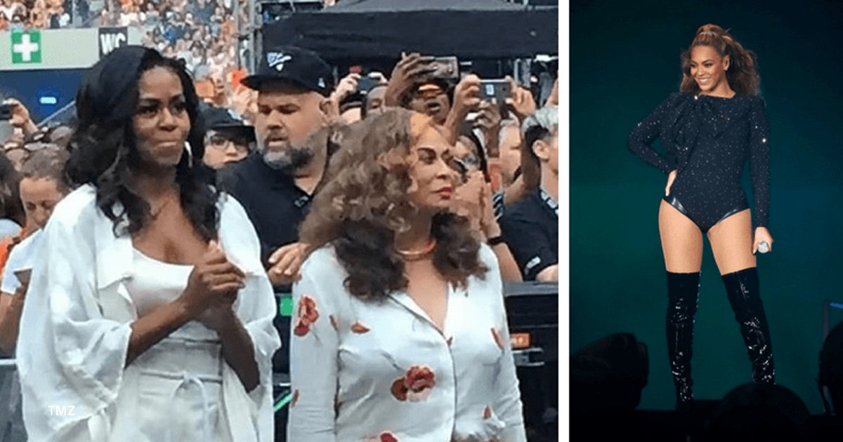 mch.jpg?resize=412,275 - Perdió la compostura y bailó como cualquier fan en el concierto de Beyoncé, Michelle Obama tiene mucha actitud