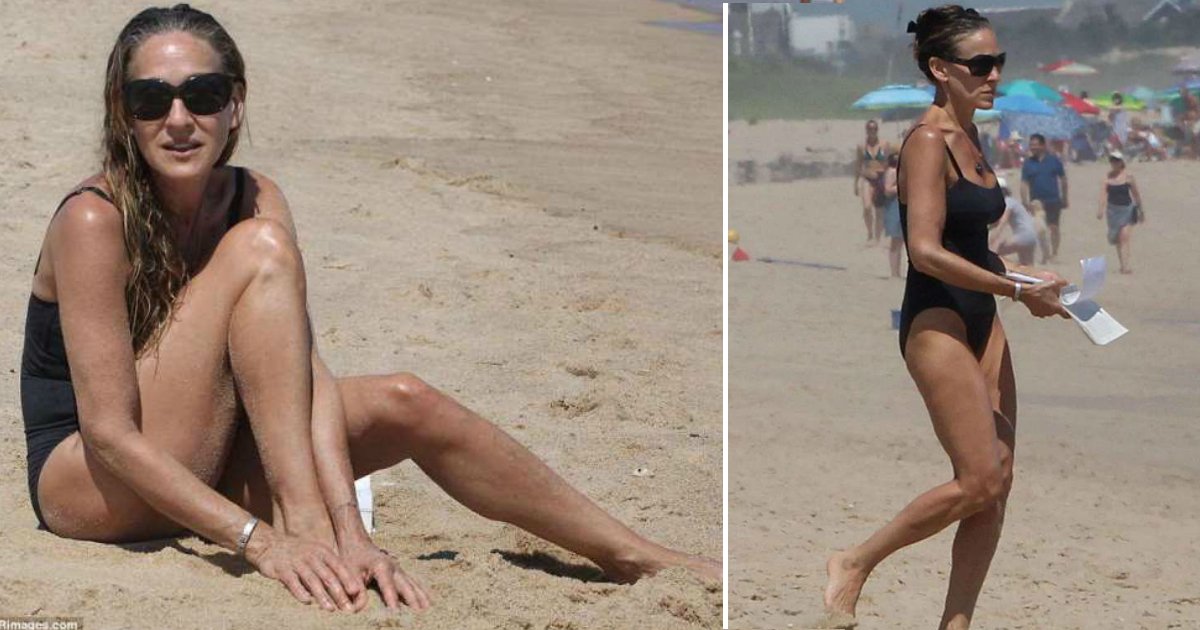 never age.jpg?resize=1200,630 - Sarah Jessica Parker Proved She Doesn’t Age As She Displayed Her Toned Figure In A Black Bathing Suit