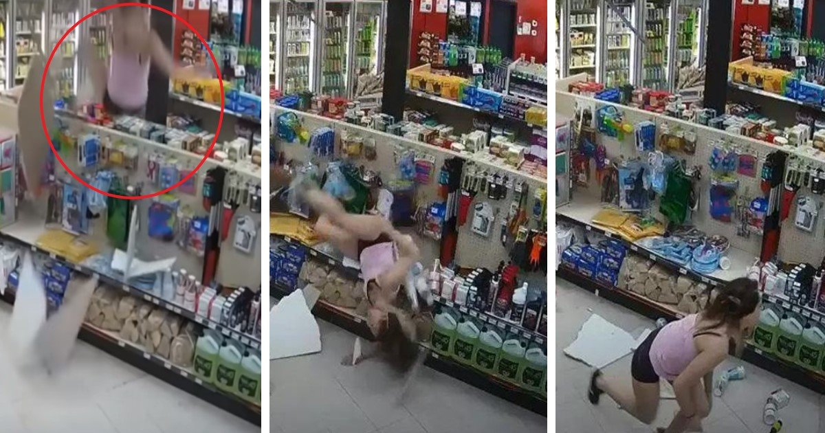 pic copy 3.jpg?resize=1200,630 - Woman Fleeing Cops Through An Air Duct Fell From The Ceiling Of A Convenience Store