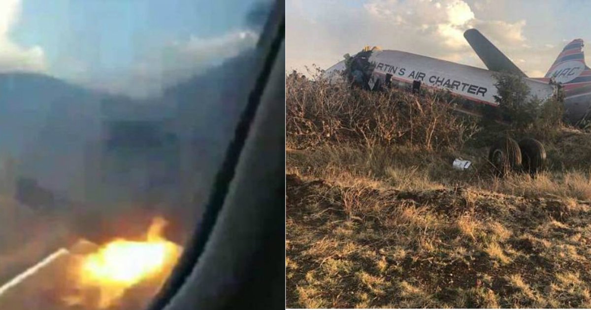 plane crash.jpg?resize=412,232 - Des séquences vidéo de l'intérieur d'un avion filment le moment où il a été englouti par les flammes et s'est écrasé au sol