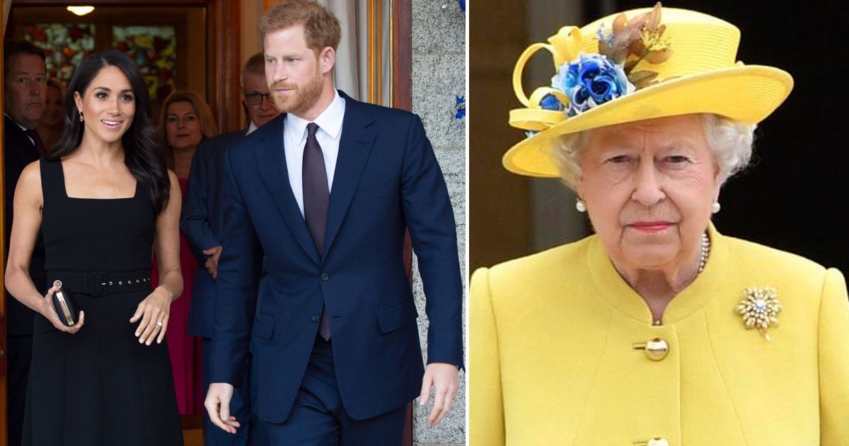 the queen harry meghan.jpg?resize=1200,630 - Le prince Harry et sa femme Meghan déménageront dans le cottage d'Adélaïde à Windsor offert par la reine aux nouveaux mariés