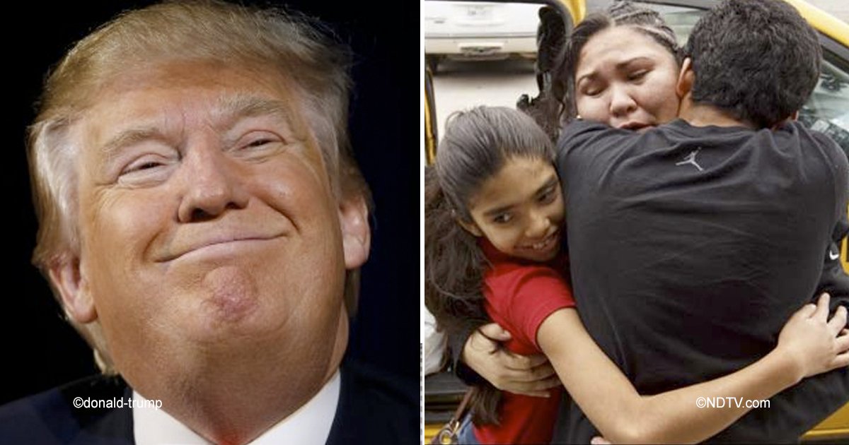 trump.jpg?resize=412,275 - Para lograr reunir a los padres separados de sus hijos de la frontera México-Estados Unidos, esta pareja logró recaudar millones de dólares