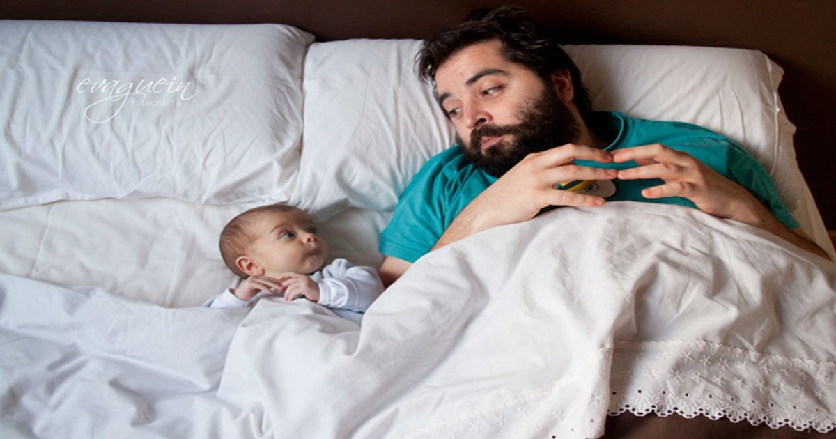 100 7.jpg?resize=1200,630 - 10+ Dads With Their Babies Showing That Fatherhood Brings Out The Best In Men