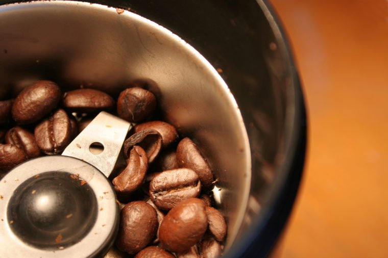 kitchen cleaning tips coffee grinder