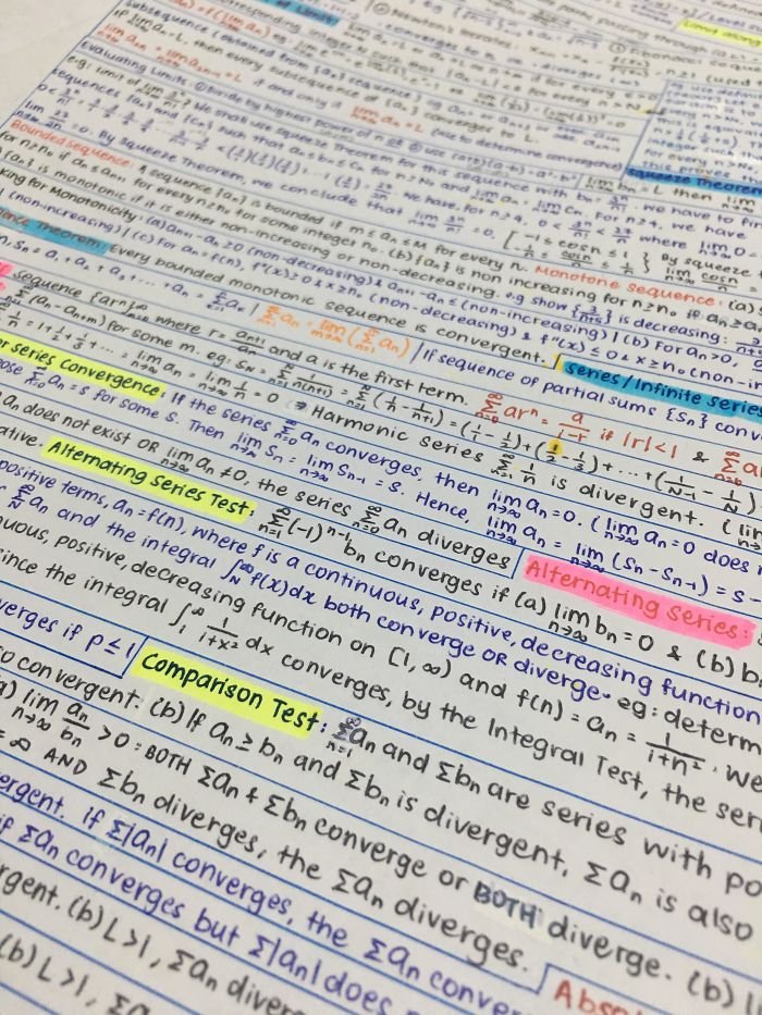 This Is How I Maximize Space In My Cheat Sheets