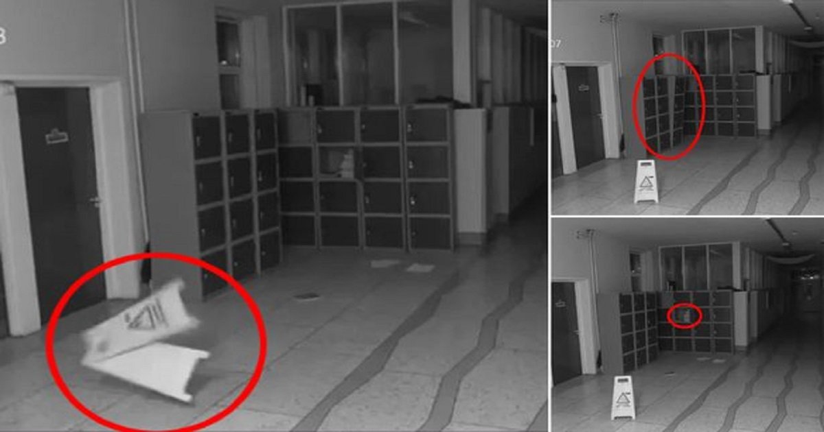 a 7.jpg?resize=412,275 - School CCTV Camera Captures Terrifying 'Ghost' On Camera Causing Severe Disturbance In The Corridor