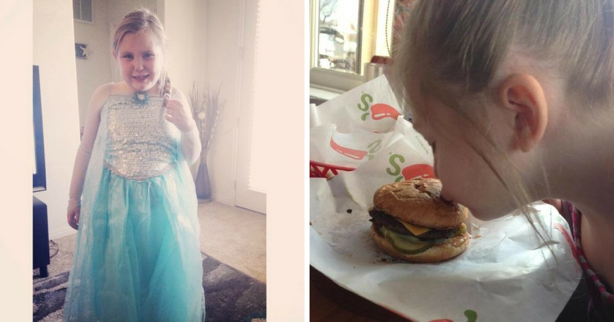 arianna5.png?resize=412,275 - Une fillette atteinte d'autisme est sauvée d'une crise après la réaction d'une serveuse à son cheeseburger «brisé»