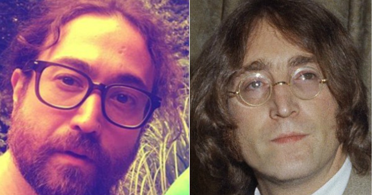 beatle sons.jpg?resize=1200,630 - Les fils de Paul McCartney et John Lennon, James et Sean, ont pris un selfie ensemble...