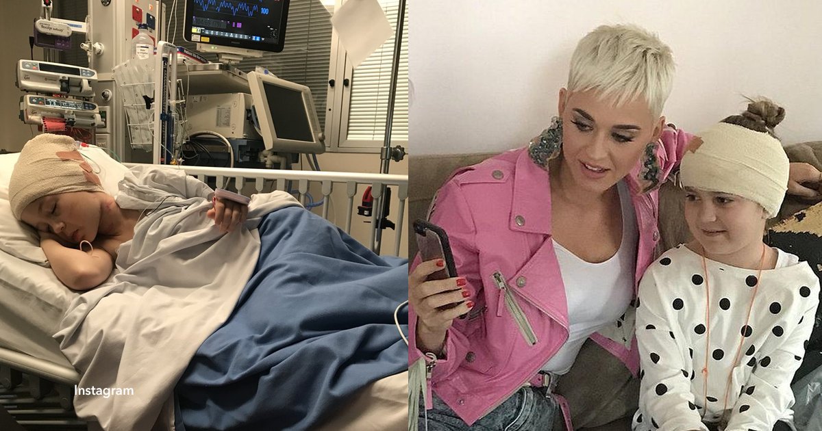 cov 1 10.png?resize=412,275 - Katy Perry visitó a una fan que fue operada de un tumor en Australia y le hizo un concierto privado