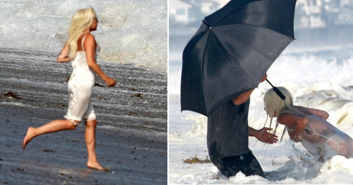 gaga photoshoot.jpg?resize=1200,630 - Lady Gaga trempée par sa séance photo sexy à Malibu