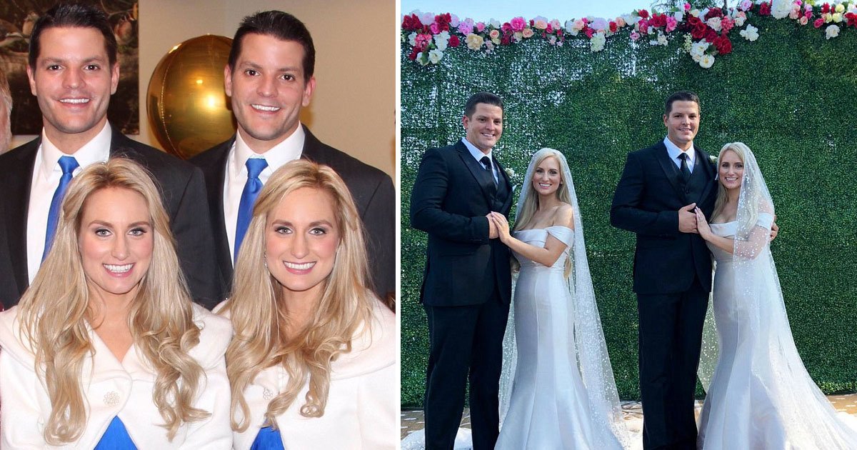 identical twin sisters married identical twin brothers.jpg?resize=412,232 - Twice Upon A Time: Identical Twin Sisters Married Identical Twin Brothers By Identical Twin Ministers
