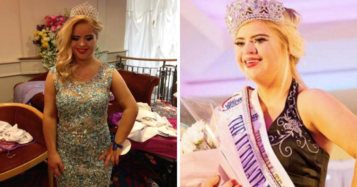 kate8.png?resize=1200,630 - Une fille de 19 ans devient le premier mannequin trisomique à remporter un concours de beauté mondial