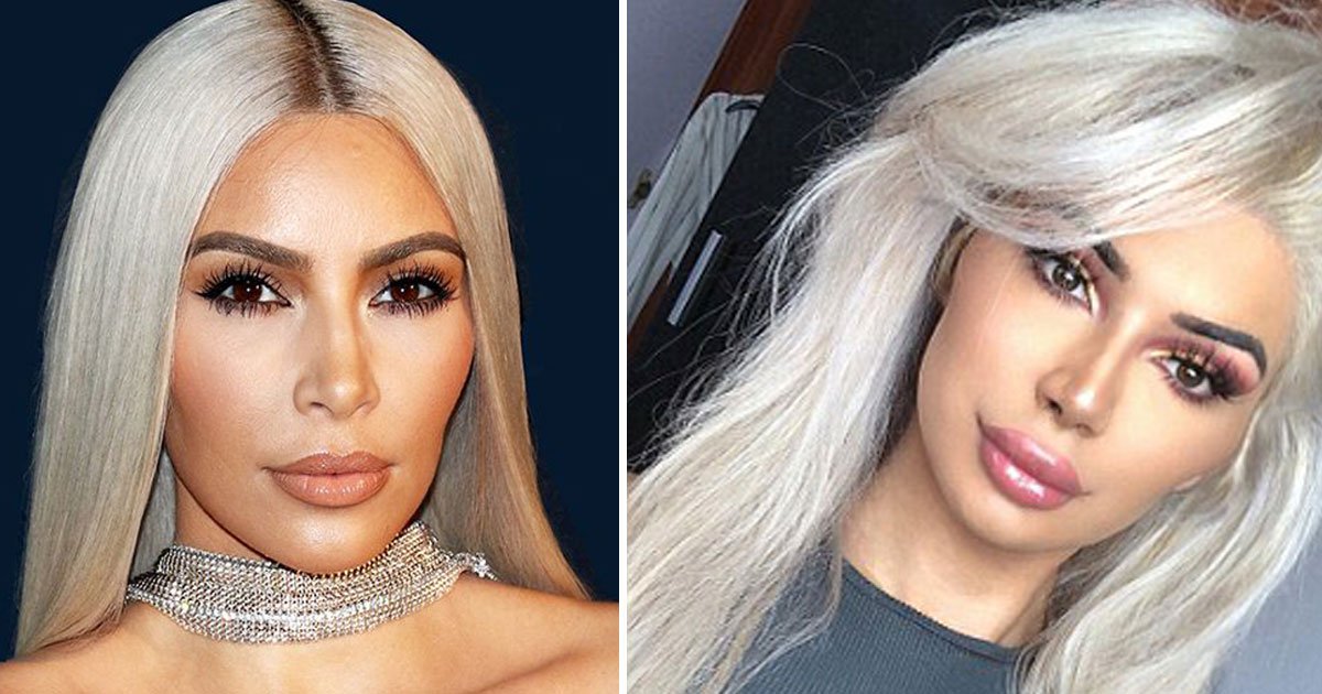 kim kardashian transgender teen.jpg?resize=412,232 - Para parecerse a Kim Kardashian, esta adolescente gastó £ 15,000 en dos años