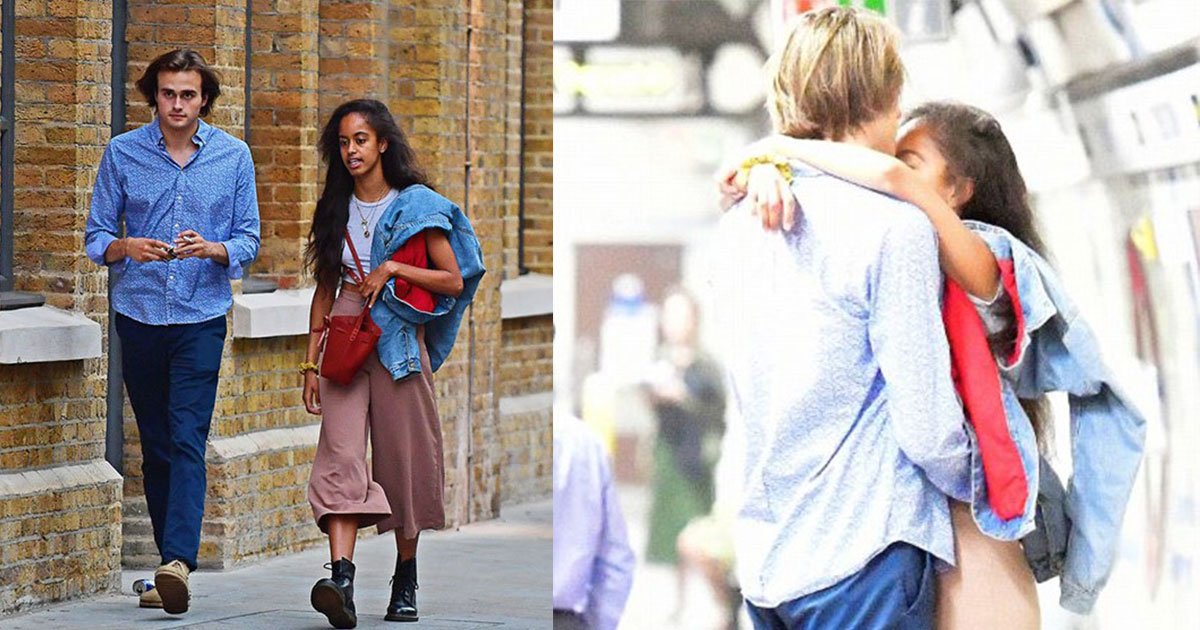 malia obama was pictured with boyfriend rory farquharsone28892 the couple lights up cigarette during their trip.jpg?resize=412,275 - Londres : Malia Obama photographiée avec son petit ami Rory Farquharson