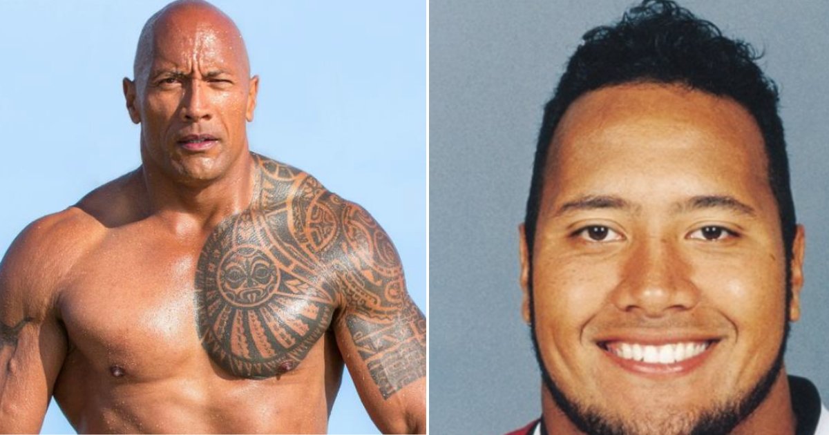 rock fat.jpg?resize=1200,630 - Dwayne ‘The Rock’ Johnson Revealed That He Was Once Chubby And Shared Old Photo