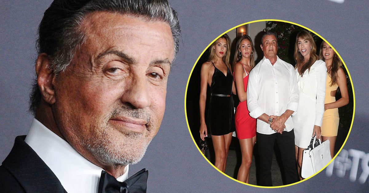 sylvester stallone daughters wife.jpg?resize=412,232 - Sylvester Stallone curtiu jantar ao lado de suas filhas no aniversário de cinqüenta anos de sua esposa, Jennifer Flavin