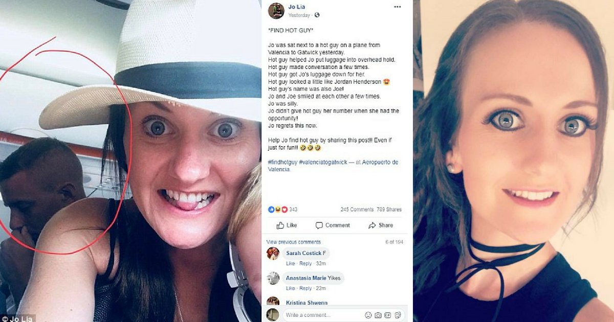 untitled design 13.png?resize=1200,630 - Une mère célibataire demande l'aide de Facebook pour retrouver l'homme qu'elle a rencontré dans un avion.