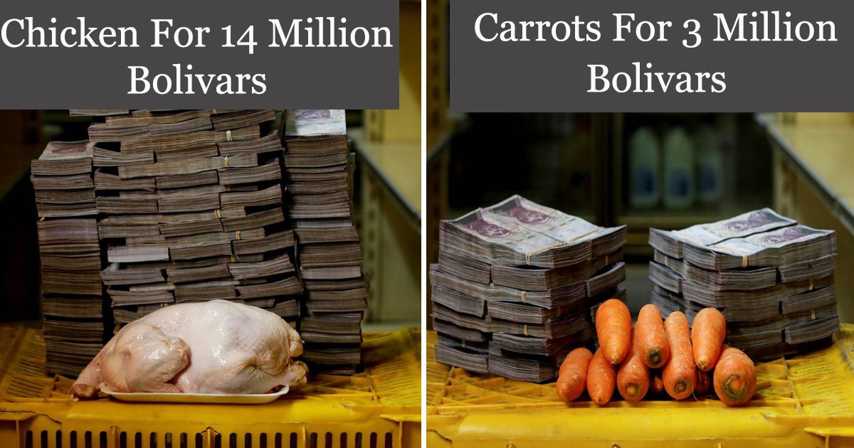 venezuelas economic crisis.jpg?resize=1200,630 - Crise économique au Venezuela: quelques carottes pour 3 millions de bolivars et 14 millions de bolivars pour un poulet