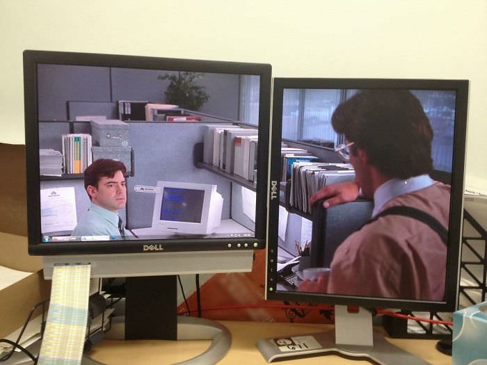 I Decided To Change The Desktop On My Work Computer