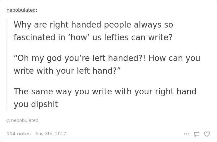 Funny left-handed people problems 
