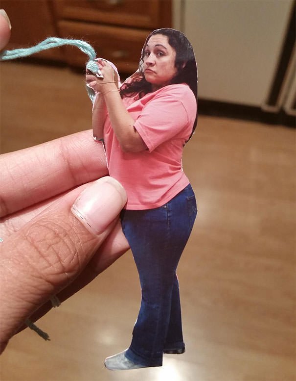  I Asked My Mom For A Cool Bookmark And This Is What She Gave Me. (Yes, That Is My Mother)