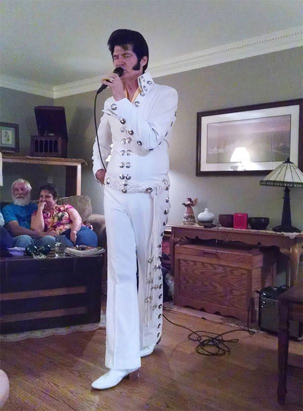 My Family Is Pretty Odd. Tonight, My Mom Hired An Elvis Impersonator And Didn