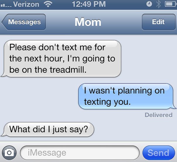 Oh, Mom ...