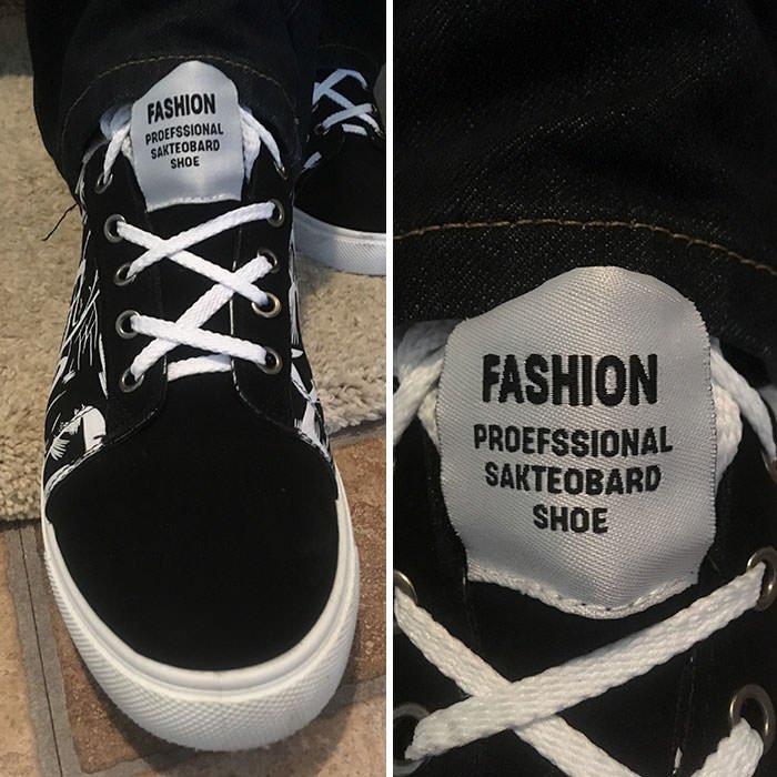 Shoes Ordered From Wish App