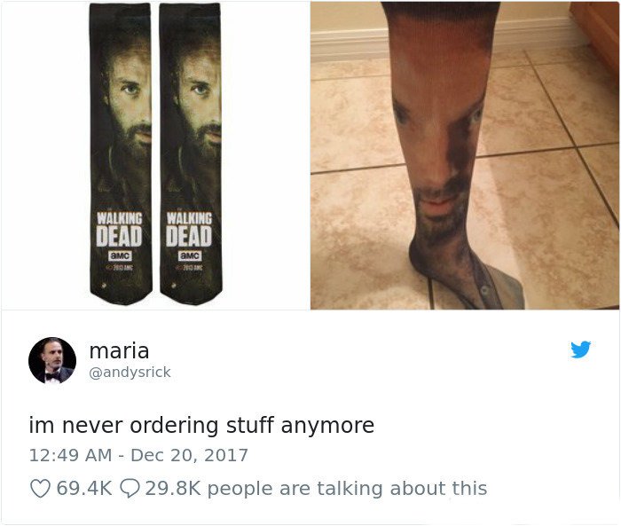 Look At These Amazing Walking Dead Socks!
