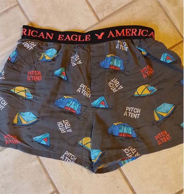 My French Mom Got Me These Boxers Because She Said She Knows I Love Camping