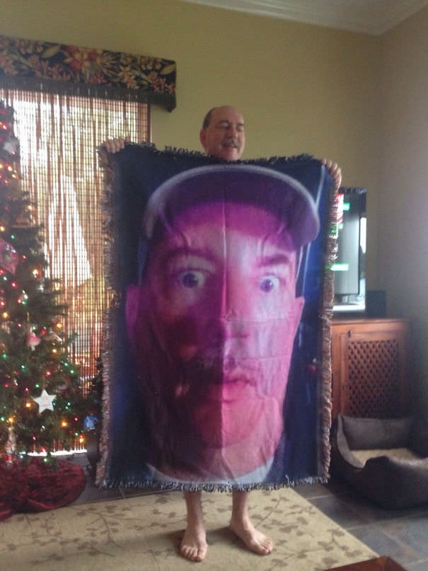 I Have Seen A Lot Of Blankets On Reddit Today So Here Is My Dad