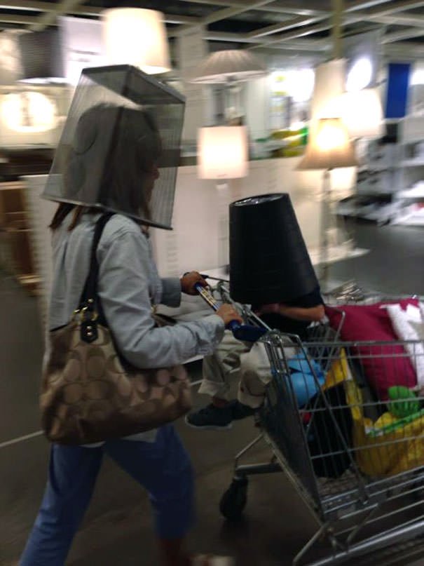  My Kid Decided To Be An Astronaut In IKEA And My Mom Followed Suit
