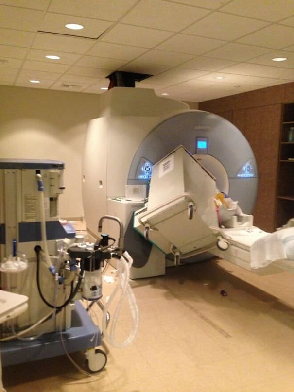 Someone Forgot That MRIs Are Giant Magnets