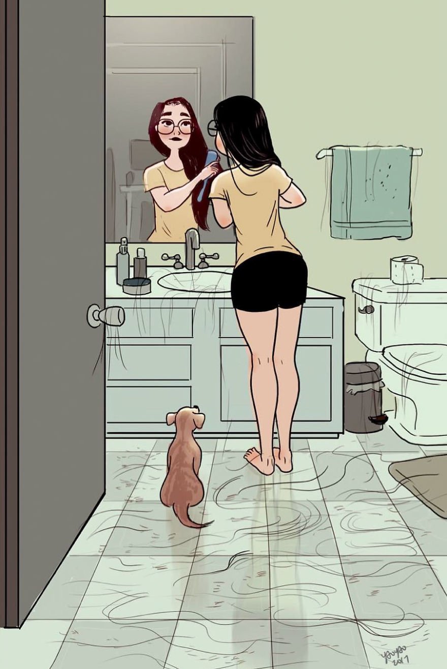 Living-With-Dog-Illustrations-Yaoyaomva Living-With-Dog-Illustrations-Yaoyaomva