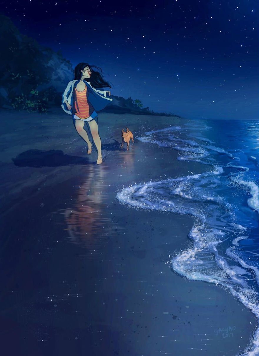 Living-With-Dog-Illustrations-Yaoyaomva Living-With-Dog-Illustrations-Yaoyaomva