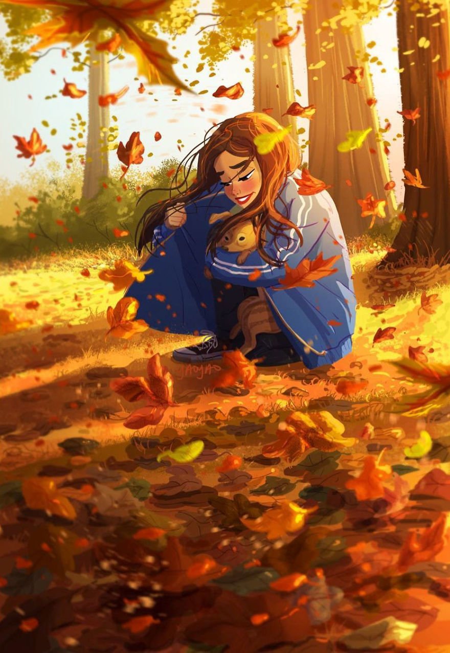 Living-With-Dog-Illustrations-Yaoyaomva Living-With-Dog-Illustrations-Yaoyaomva