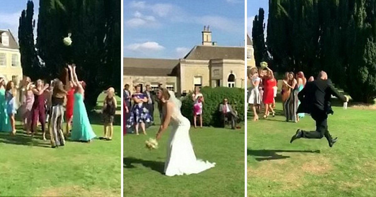 agaa.jpg?resize=412,275 - Boyfriend Runs Away When His Girlfriend Catches The Wedding Bouquet