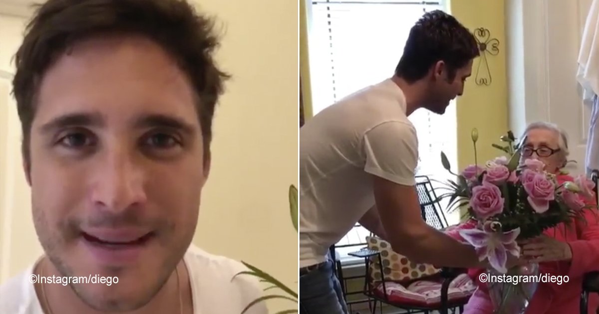 boneta.jpg?resize=412,232 - Diego Boneta ha derretido a miles de corazones con un video al lado de su amada abuelita