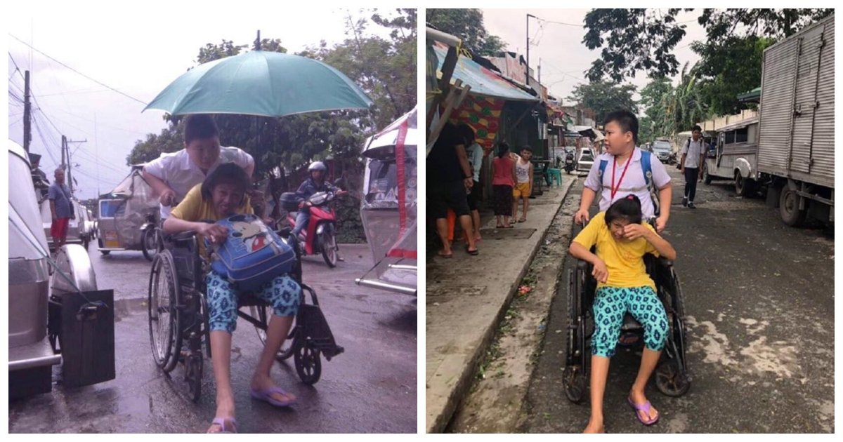 boy 4.jpg?resize=1200,630 - Un garçon philippin prend soin de sa mère handicapée et étudie diligemment à l'école malgré sa pauvreté