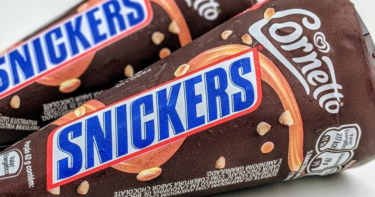 cornetto oc.png?resize=412,275 - Duas delícias em uma: Kibon lança Cornetto de Snickers