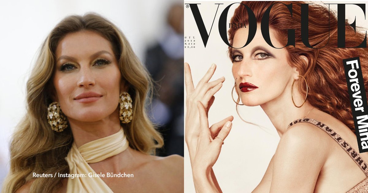 cover22 90.png?resize=412,275 - Gisele Bundchen luce completamente irreconocible en la tapa de la revista Vogue