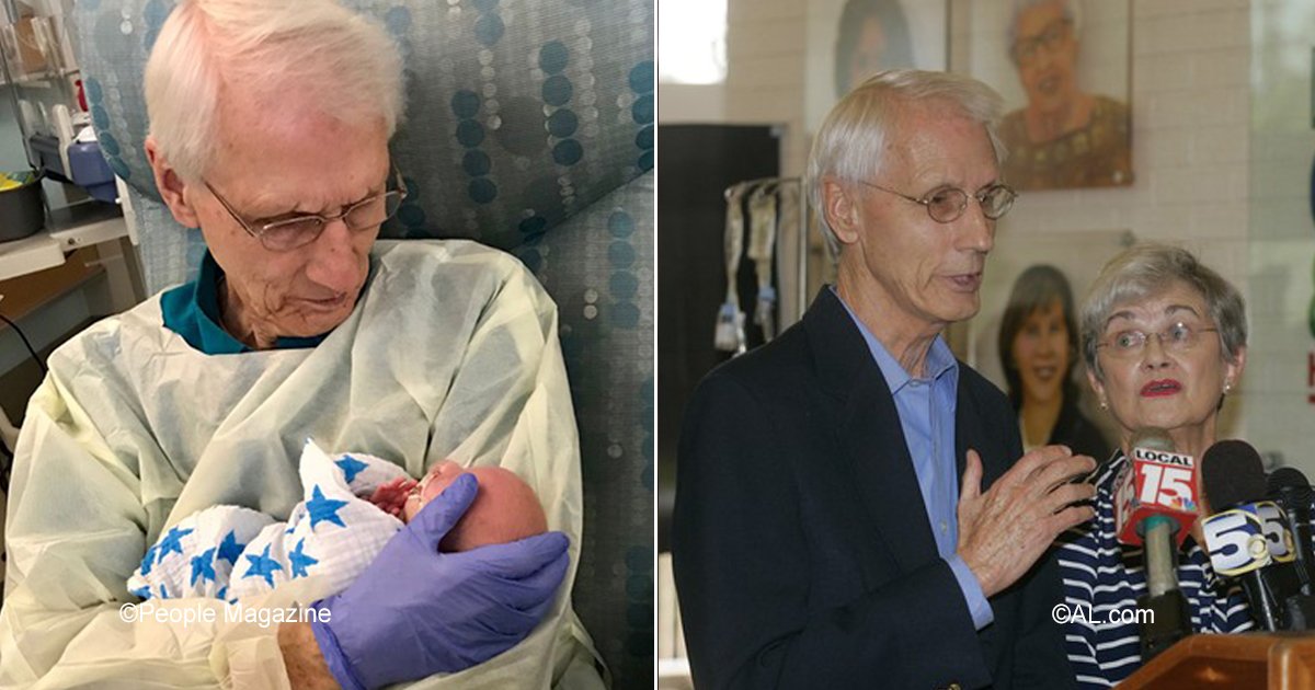 cuddler.jpg?resize=412,275 - Un hombre de 81 años donó un millón de dólares a un hospital infantil, además es voluntario cuidando bebés