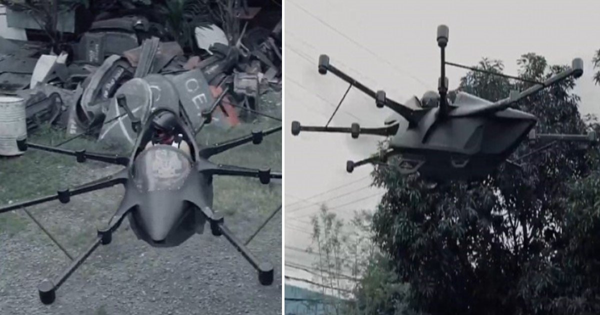 featured image 16.jpg?resize=1200,630 - Un homme philippin créé sa propre voiture drone volante pour éviter la circulation
