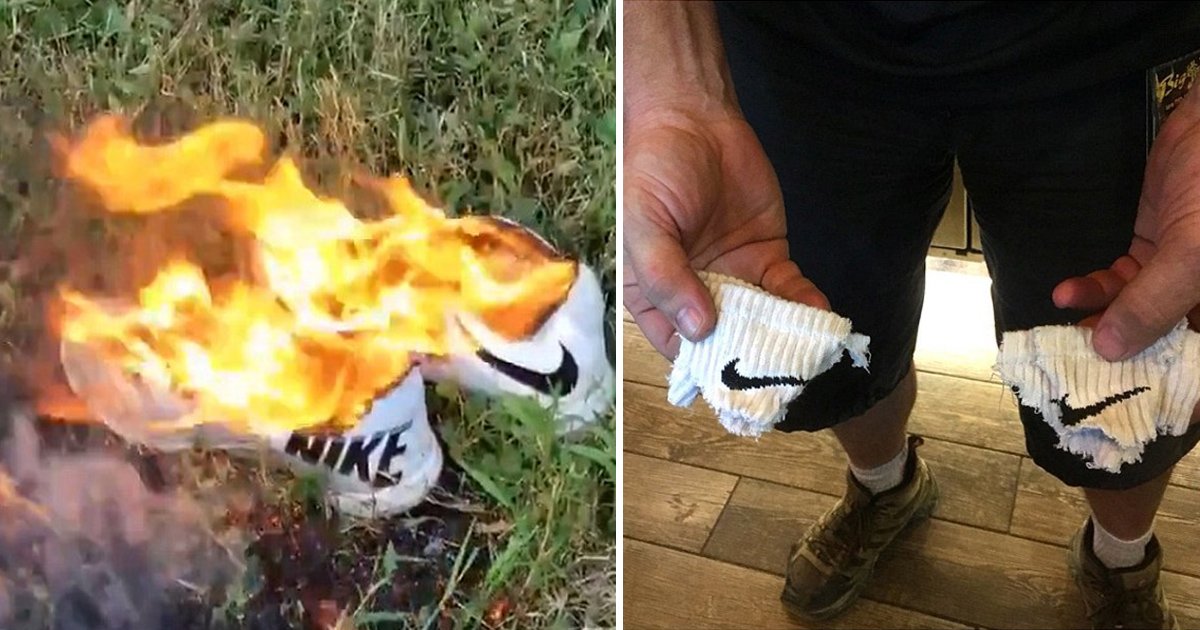 fgg 3.jpg?resize=1200,630 - Propaganda da Nike com Colin Kaepernick causa revolta e clientes queimam roupas em protesto contra o polêmico ex-jogador da NFL