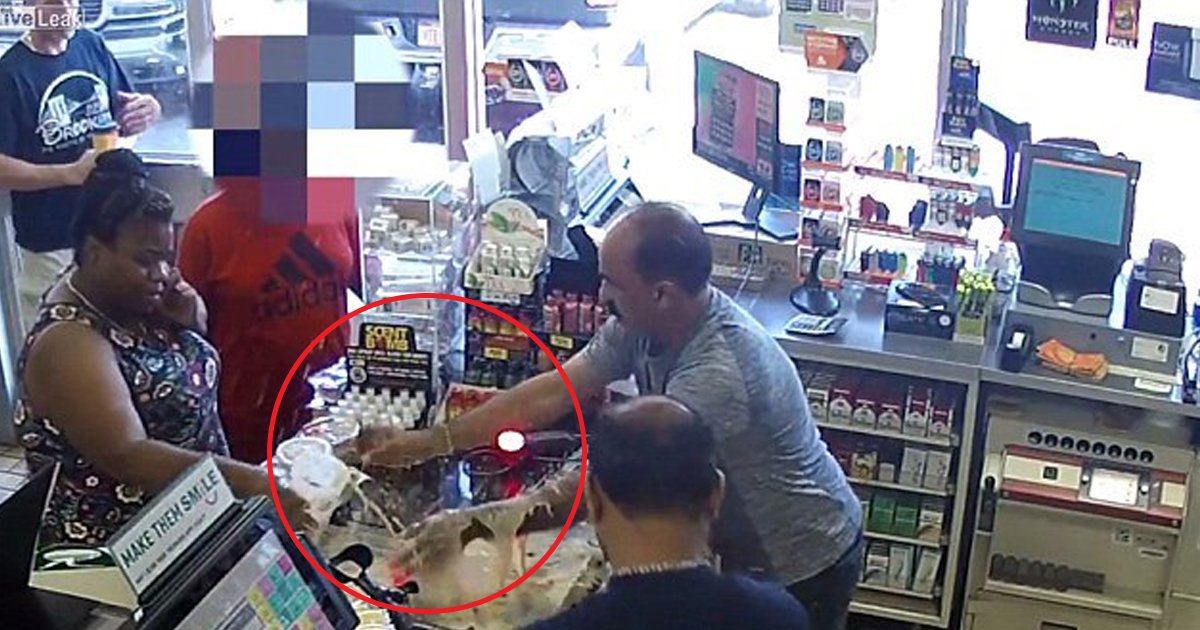 hdd.jpg?resize=1200,630 - Une femme en colère renverse du café sur le comptoir du magasin et sur deux employés parce qu'elle était énervée contre le prix